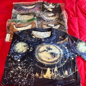 Lot of spandex polyester short sleeve tees NEW